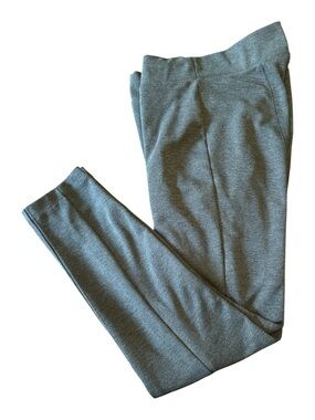 GAP WOMENS GRAY SEAMED LEGGINGS ULTRA COMFORTABLE AND FORGIVING SZ L